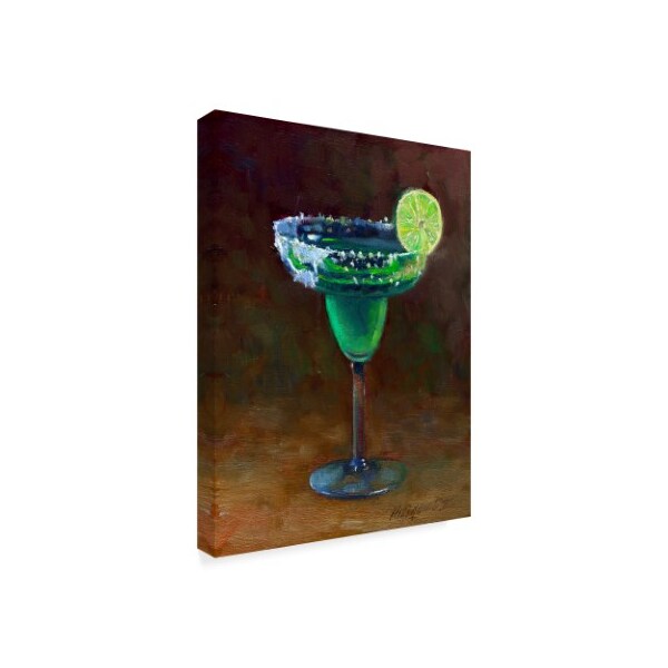 Hall Groat Ii 'Margarita Green' Canvas Art,14x19